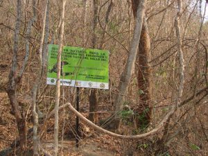 Heloderma reservaat aanduidingsbord